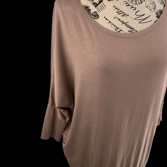 *NWT sinlu womens small taupe blouse - Picture 3 of 11